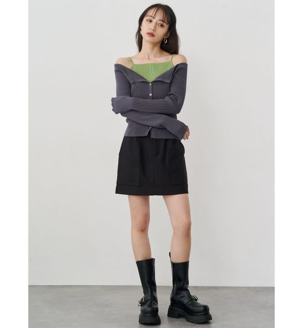 MURUA「キャミドッキングニット」|ニット・セーター|