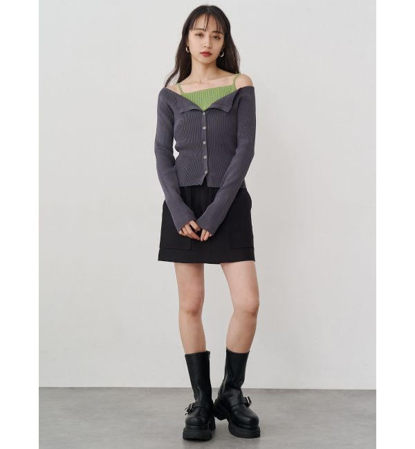 MURUA「キャミドッキングニット」|ニット・セーター|