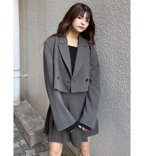 MURUA「ショートテーラードジャケット【セット販売対象】」|テーラードジャケット|