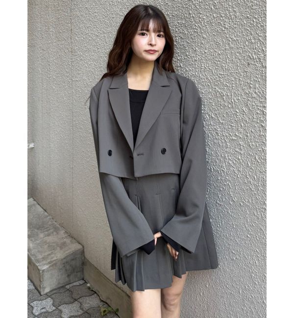 MURUA「ショートテーラードジャケット【セット販売対象】」|テーラードジャケット|