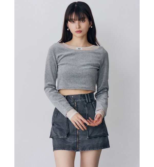 MURUA「フロントZIPアウトポケットミニスカート」|スカート|