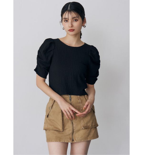 MURUA「フロントZIPアウトポケットミニスカート」|スカート|