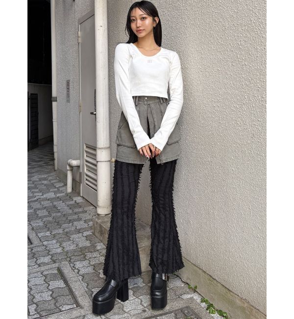 MURUA「フロントZIPアウトポケットミニスカート」|スカート|