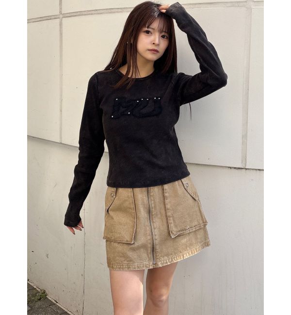 MURUA「フロントZIPアウトポケットミニスカート」|スカート|