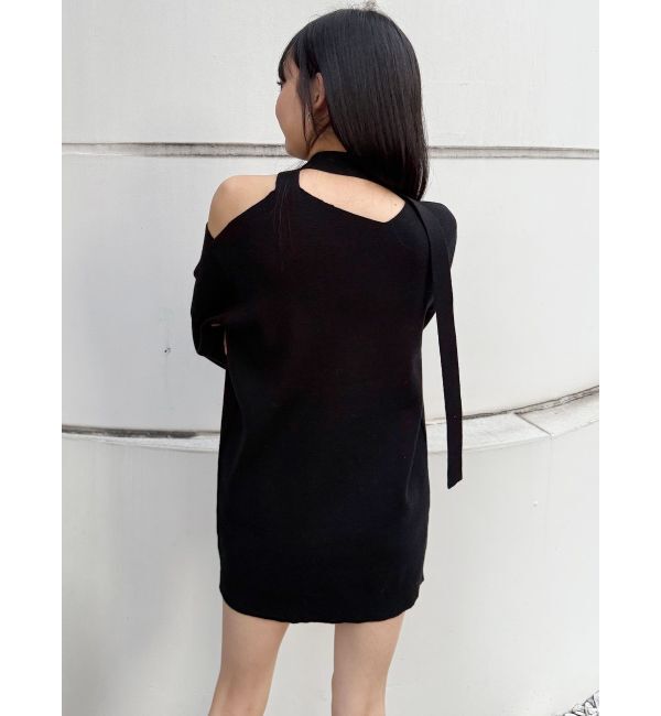 MURUA「アシメショルダーミニワンピース」|ワンピース|