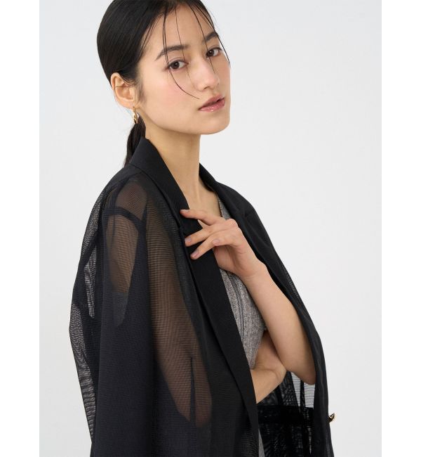 LAGUNAMOON「メッシュダブルテーラードジャケット」|テーラードジャケット|