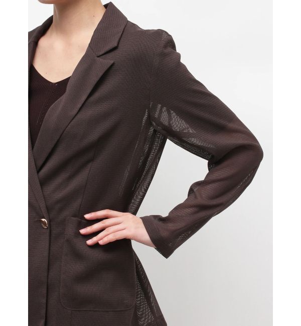 LAGUNAMOON「メッシュダブルテーラードジャケット」|テーラードジャケット|