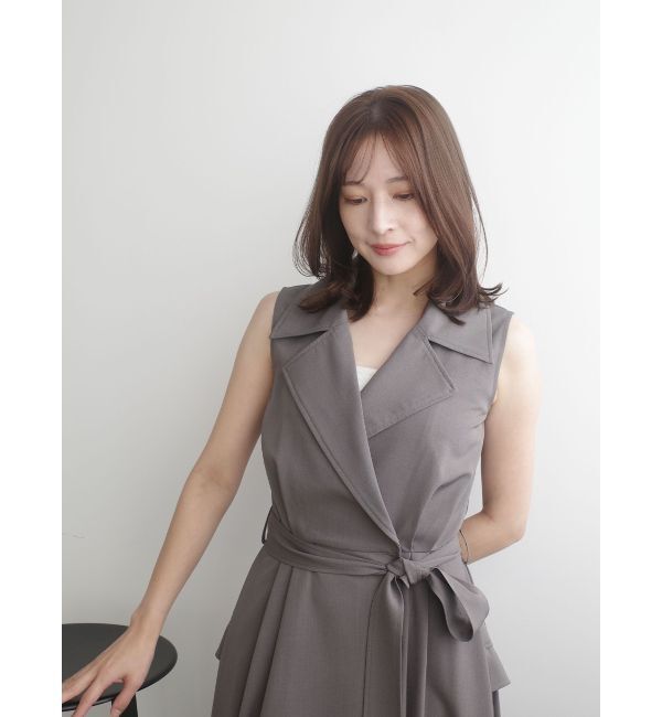 LAGUNAMOON「アシメヘムトレンチワンピース」|ワンピース|