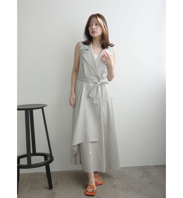 LAGUNAMOON「アシメヘムトレンチワンピース」|ワンピース|