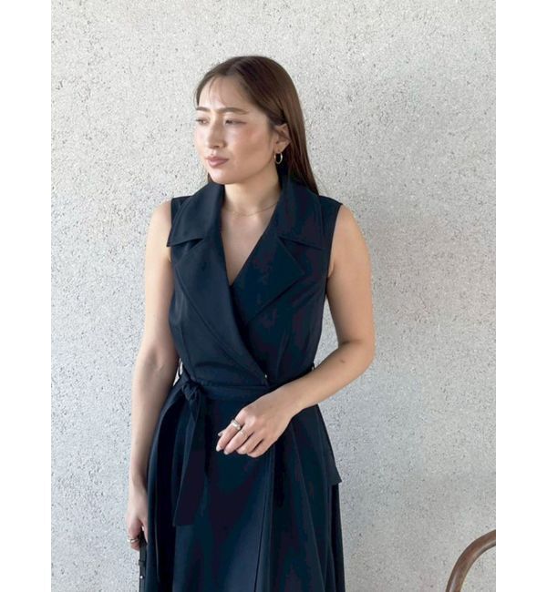 LAGUNAMOON「アシメヘムトレンチワンピース」|ワンピース|