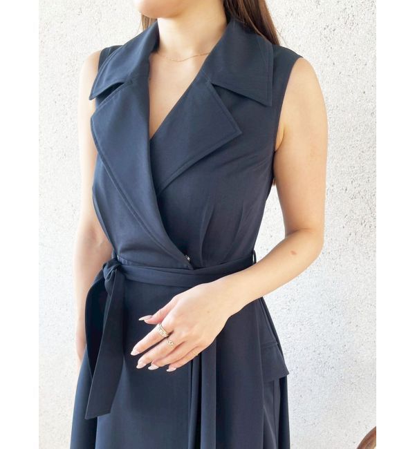 LAGUNAMOON「アシメヘムトレンチワンピース」|ワンピース|