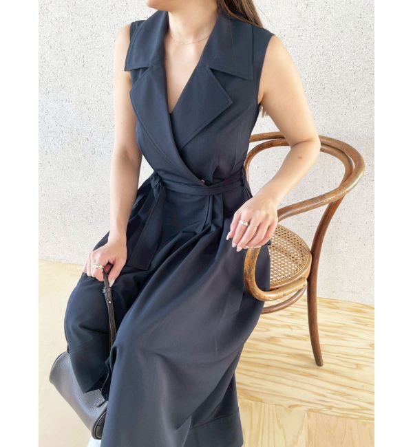 LAGUNAMOON「アシメヘムトレンチワンピース」|ワンピース|