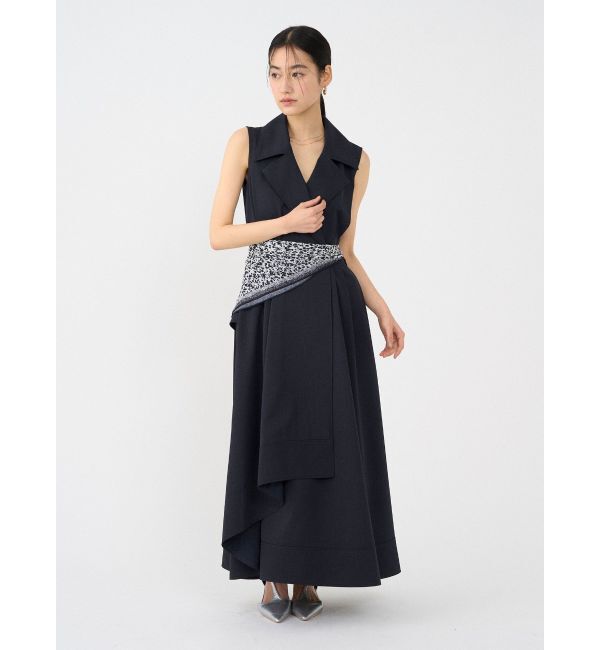 LAGUNAMOON「アシメヘムトレンチワンピース」|ワンピース|