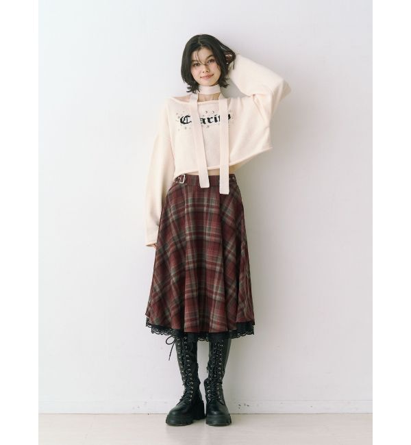 jouetie「パターンベルトフレアスカート【セットアップ対応】」|スカート|