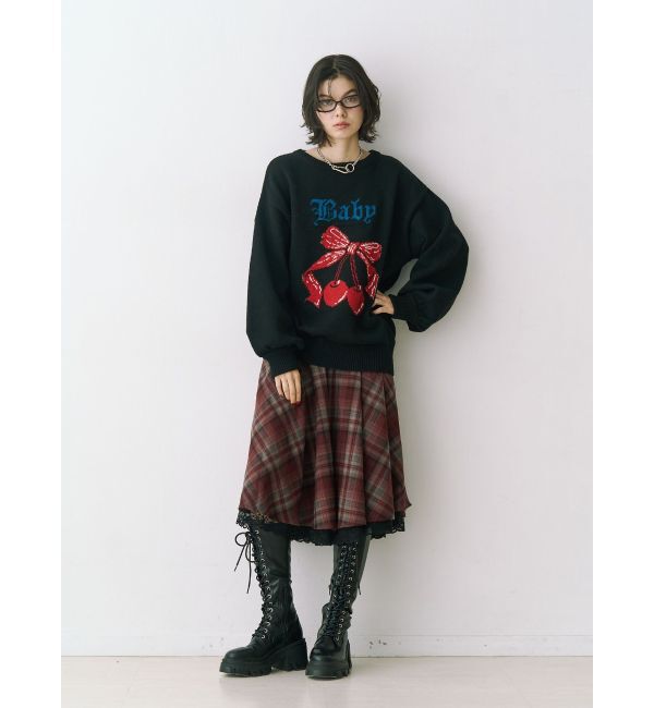 jouetie「パターンベルトフレアスカート【セットアップ対応】」|スカート|