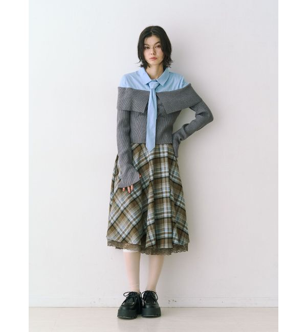 jouetie「パターンベルトフレアスカート【セットアップ対応】」|スカート|