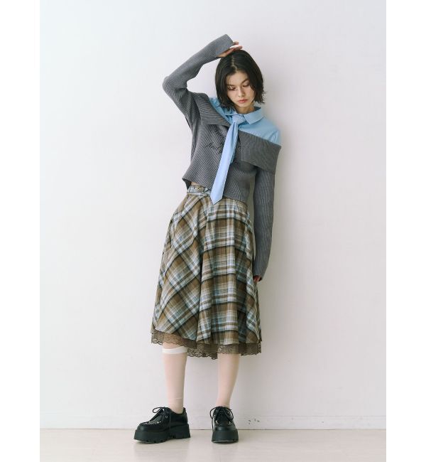 jouetie「パターンベルトフレアスカート【セットアップ対応】」|スカート|