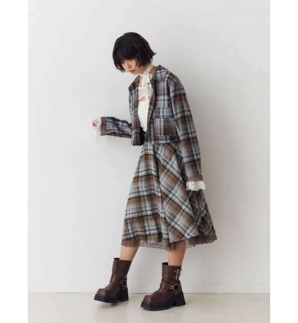 jouetie「パターンベルトフレアスカート【セットアップ対応】」|スカート|