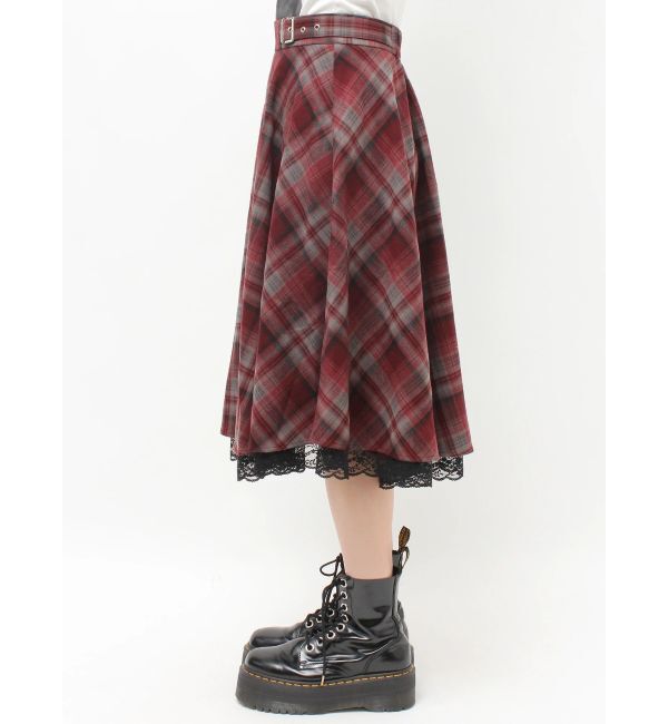 jouetie「パターンベルトフレアスカート【セットアップ対応】」|スカート|