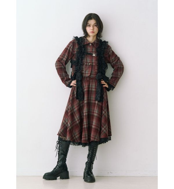 jouetie「パターンベルトフレアスカート【セットアップ対応】」|スカート|