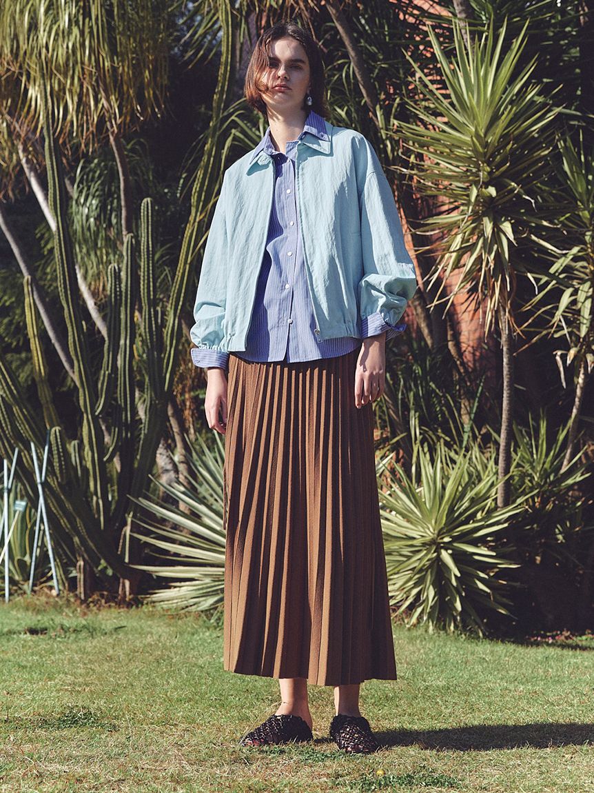 Mila Owen「ニットプリーツスカート」|スカート|