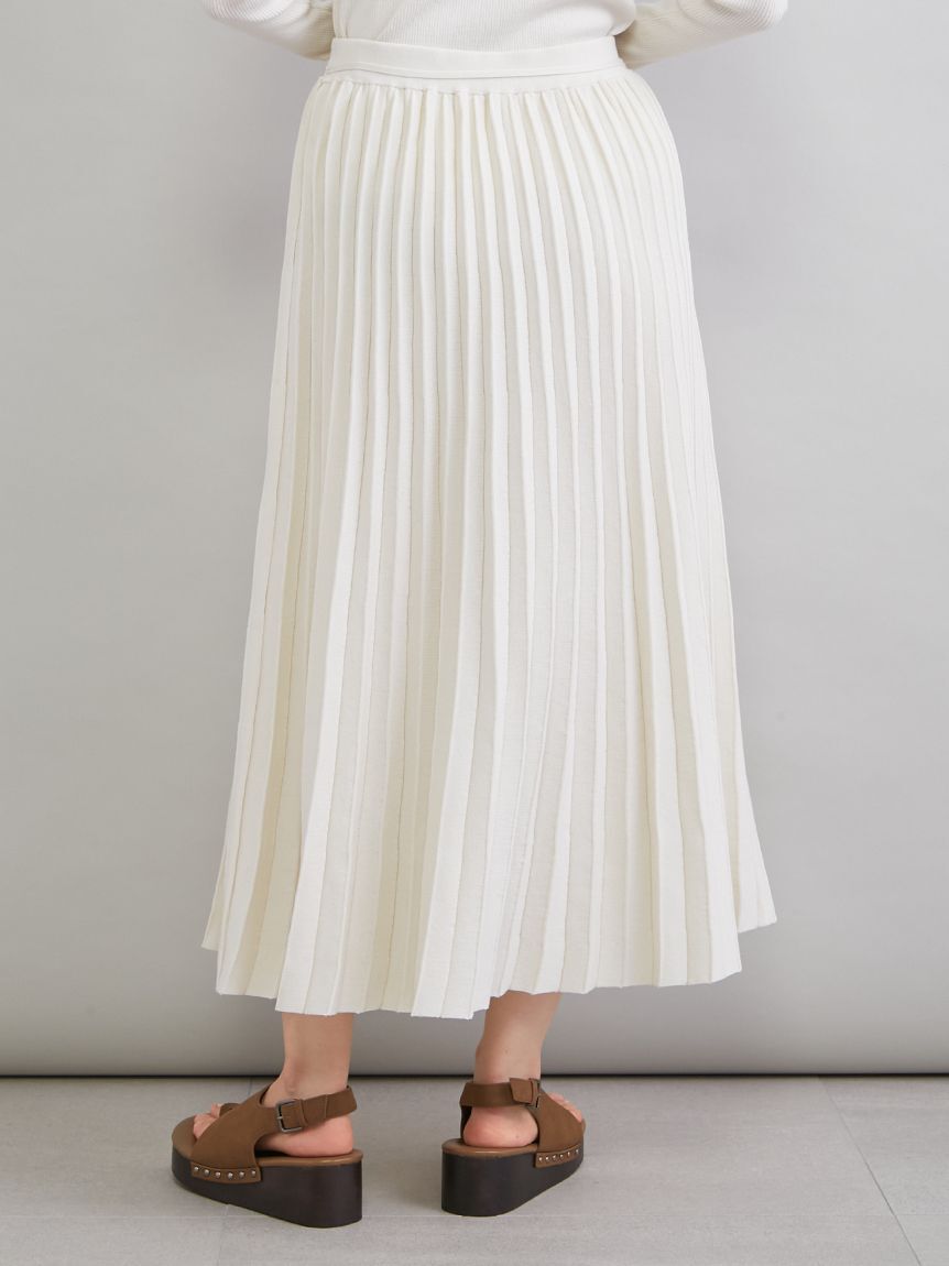 Mila Owen「ニットプリーツスカート」|スカート|
