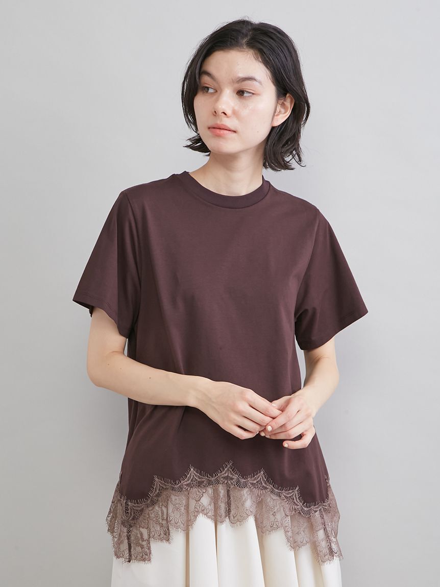 Mila Owen「レースヘムレイヤードニット」|ニット・セーター|