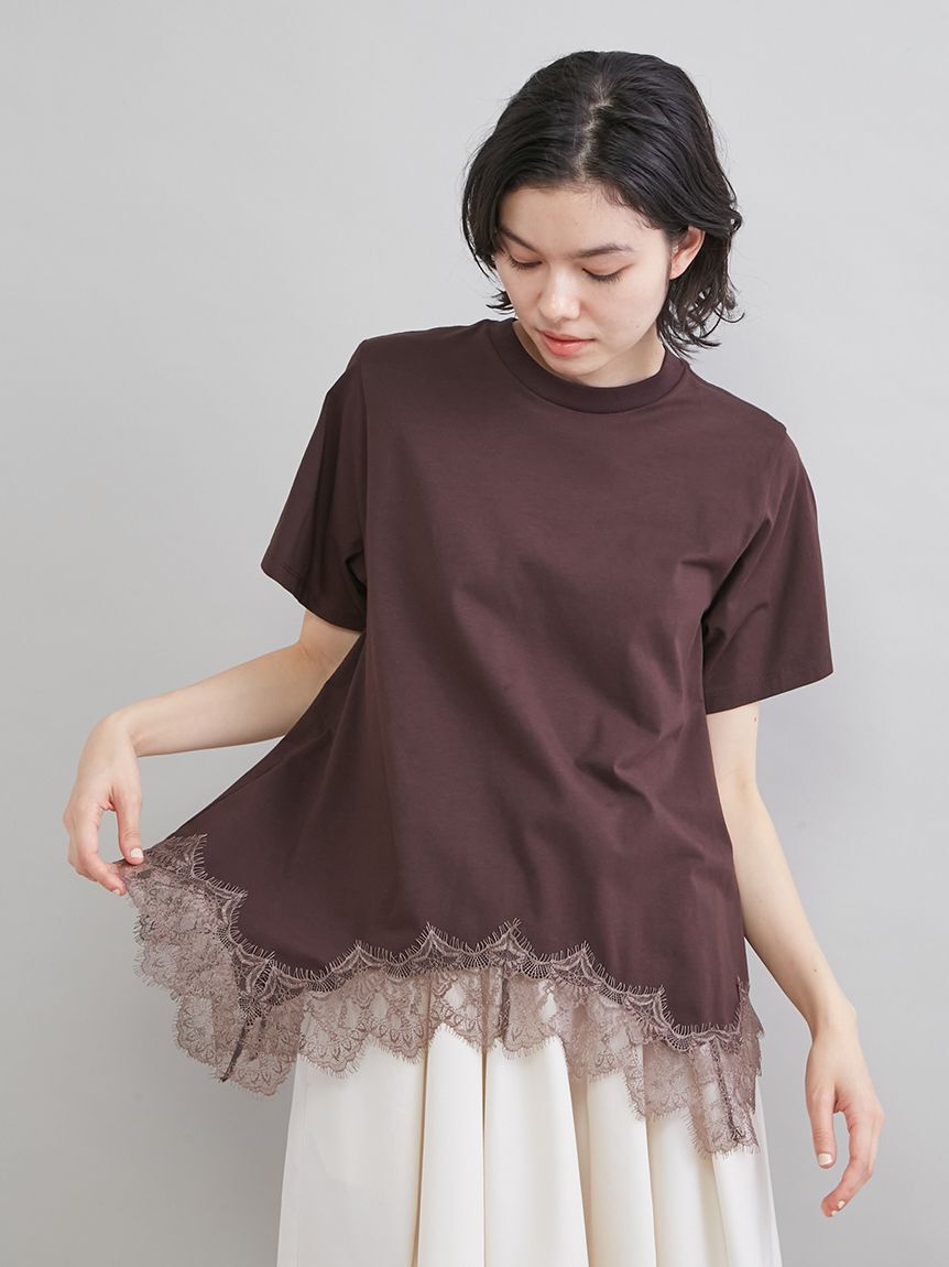 Mila Owen「レースヘムレイヤードニット」|ニット・セーター|