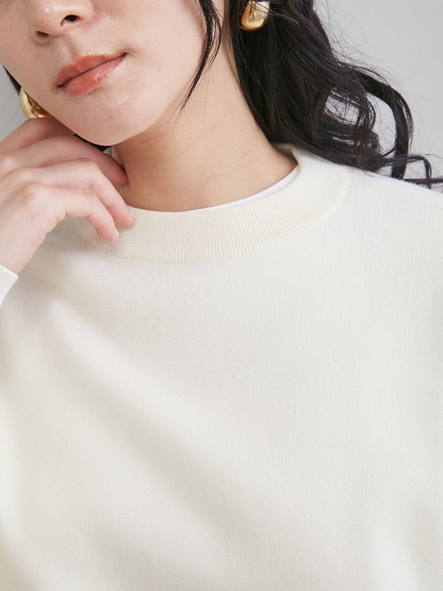 Mila Owen「レースヘムレイヤードニット」|ニット・セーター|