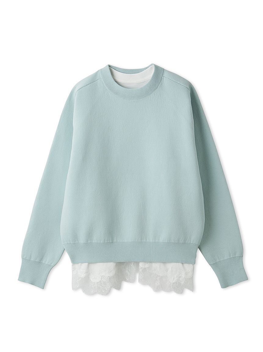 Mila Owen「レースヘムレイヤードニット」|ニット・セーター|