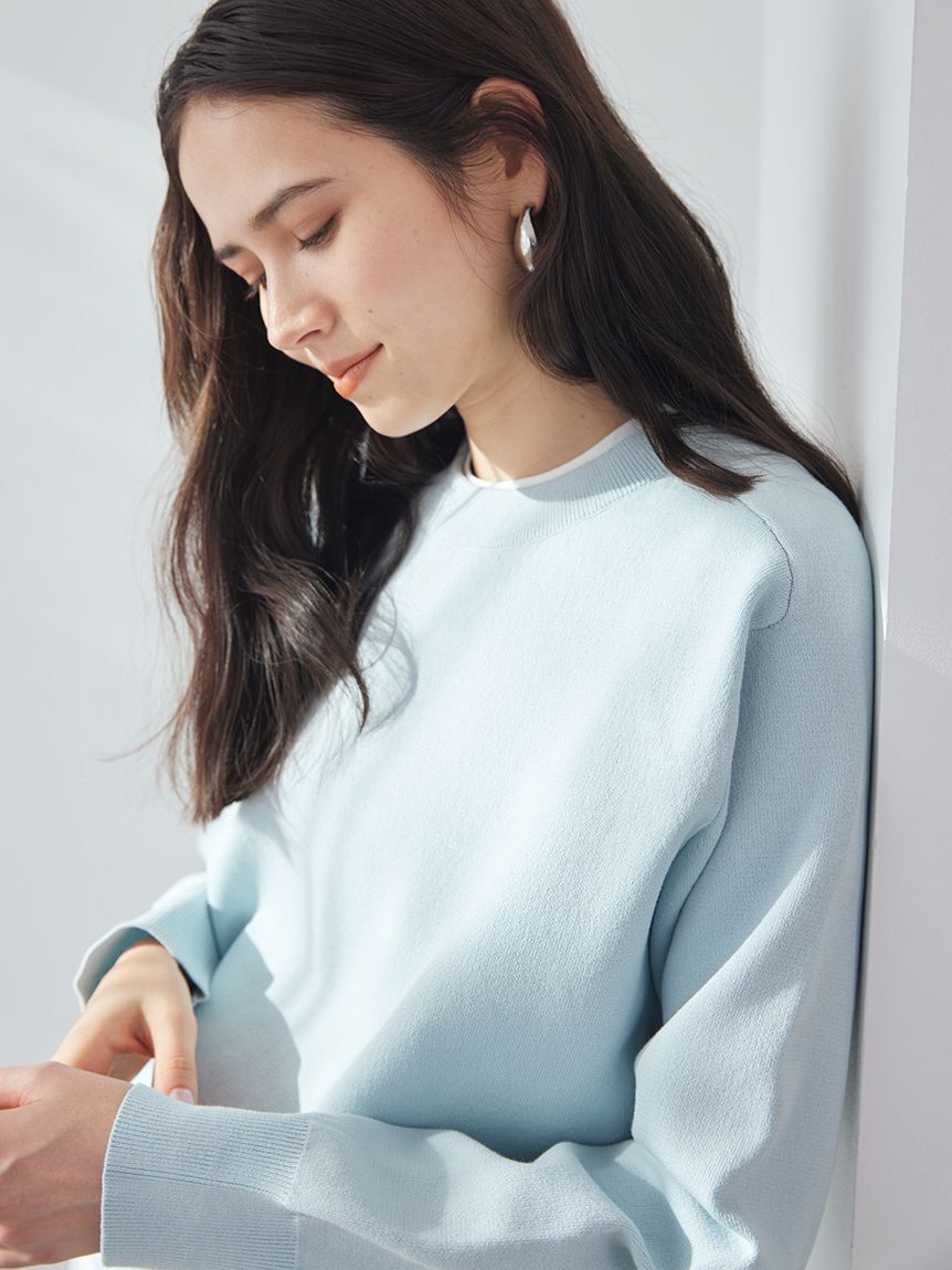 Mila Owen「レースヘムレイヤードニット」|ニット・セーター|