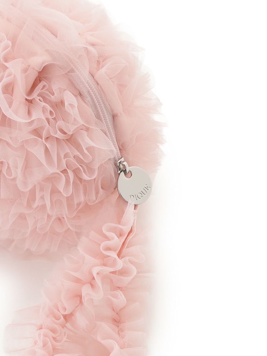 gelato pique「ボリュームフリルチュールポーチ」|ポーチ|