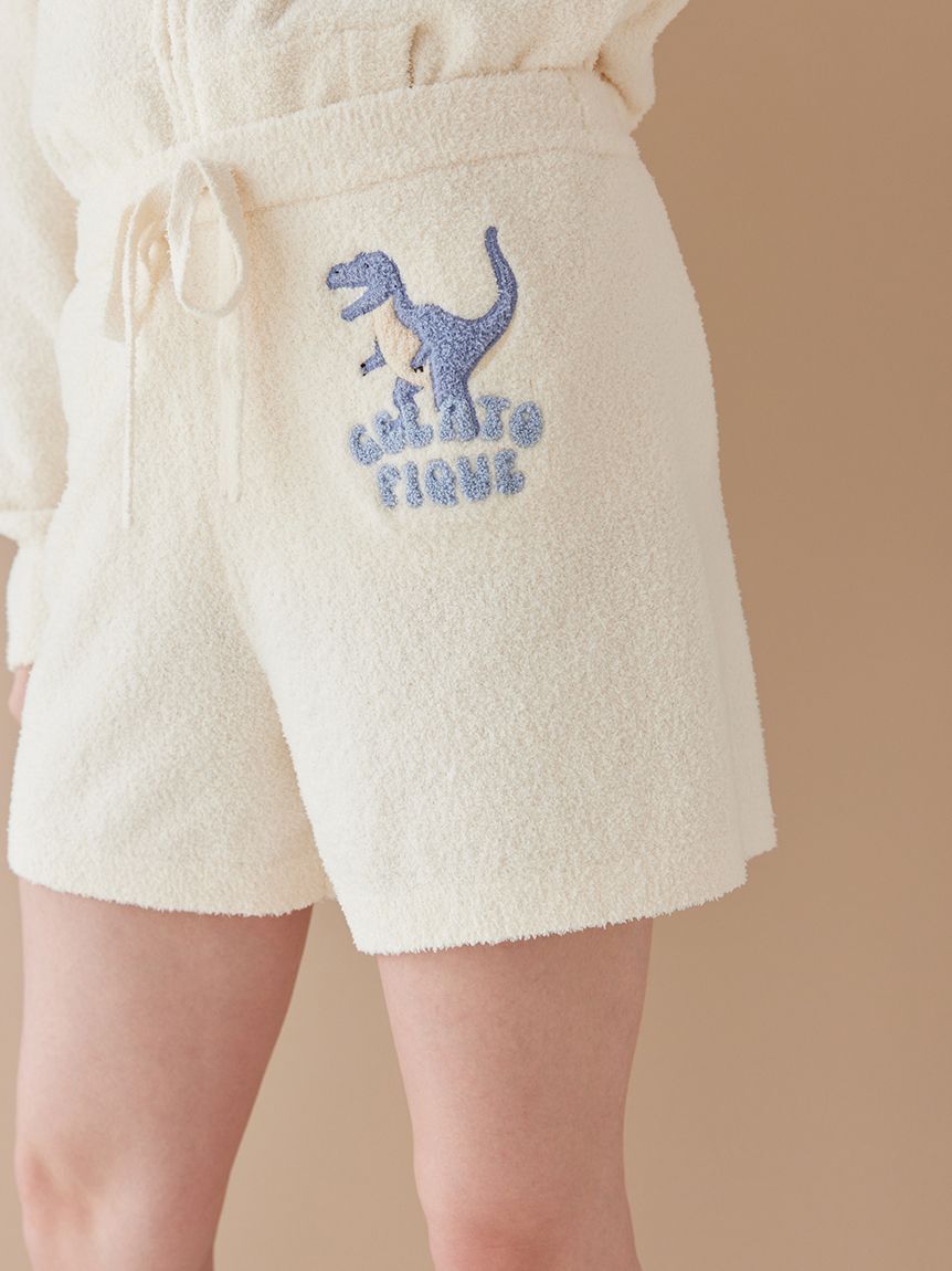gelato pique「エアリーモコダイナソーさがら刺繍ショートパンツ」|ルームウェア|