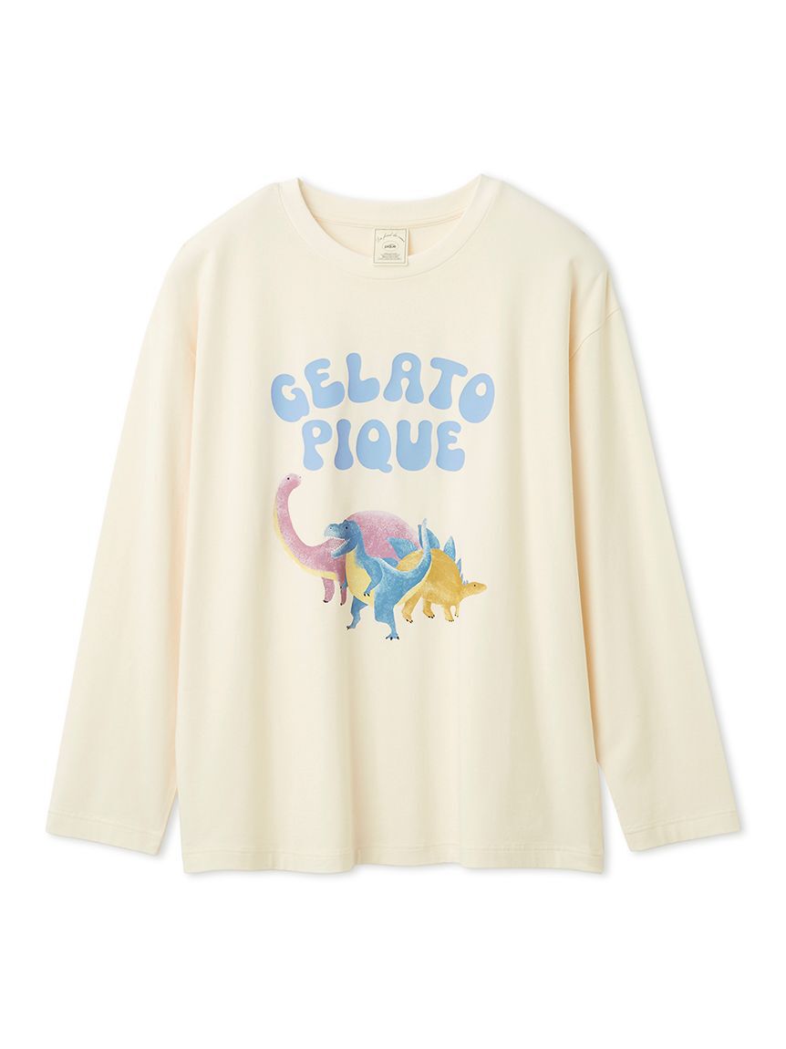 gelato pique「ダイナソーワンポイントロンT」|ルームウェア|