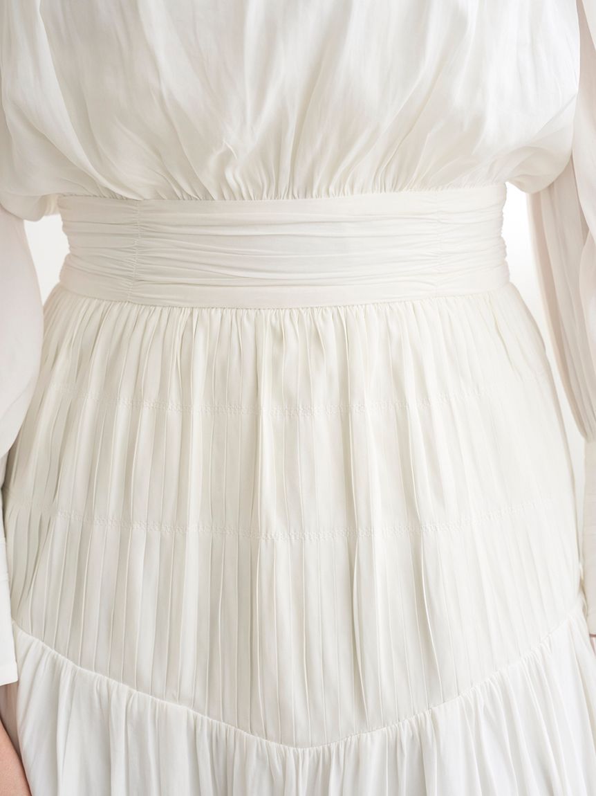 SNIDEL「コールドショルダーロングワンピース」|ワンピース|