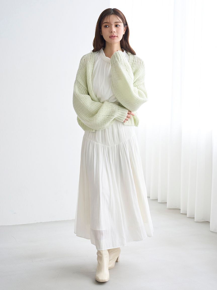 SNIDEL「コールドショルダーロングワンピース」|ワンピース|