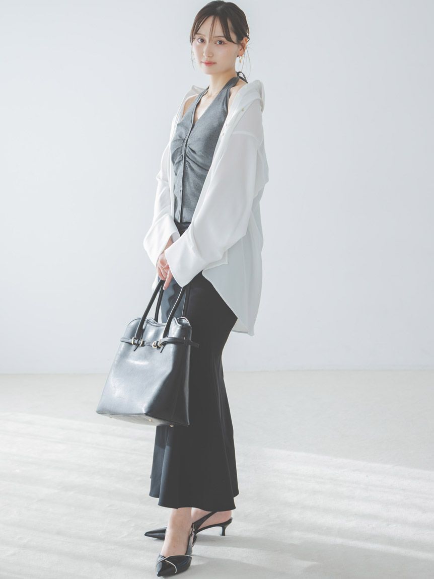 SNIDEL「Sustainableドレープマーメイドスカート」|スカート|