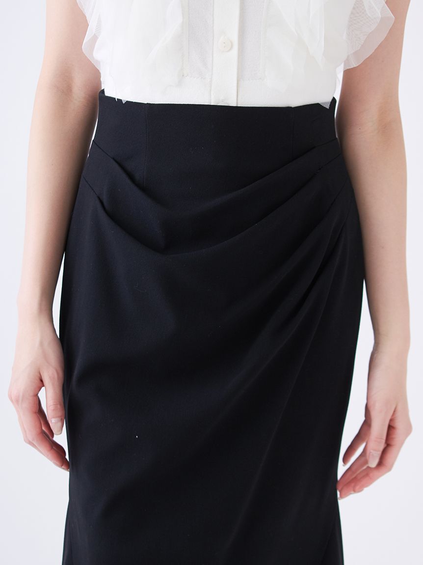 SNIDEL「Sustainableドレープマーメイドスカート」|スカート|