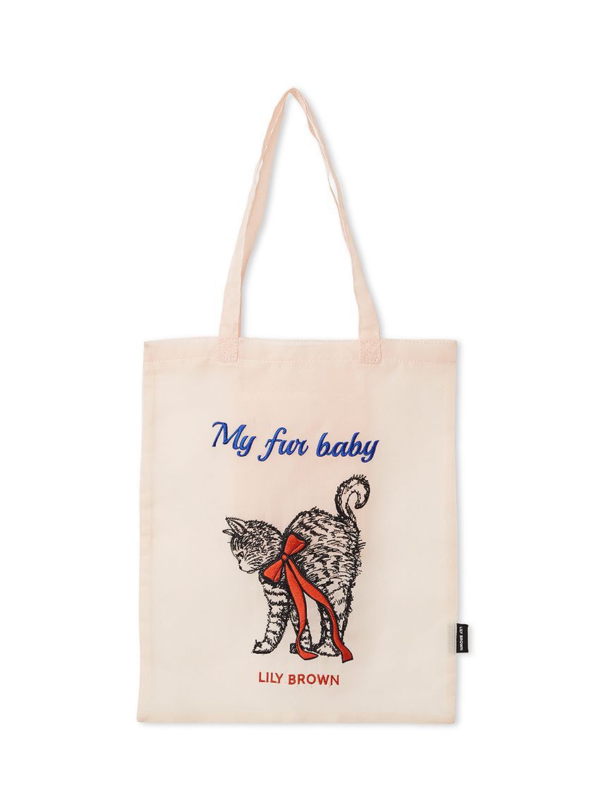 LILY BROWN「CAT刺繍シアートート」|トートバッグ|