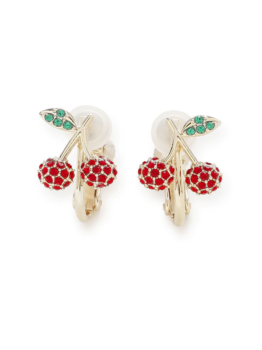 CELFORD「ビジューチェリーイヤリング」|イヤリング|