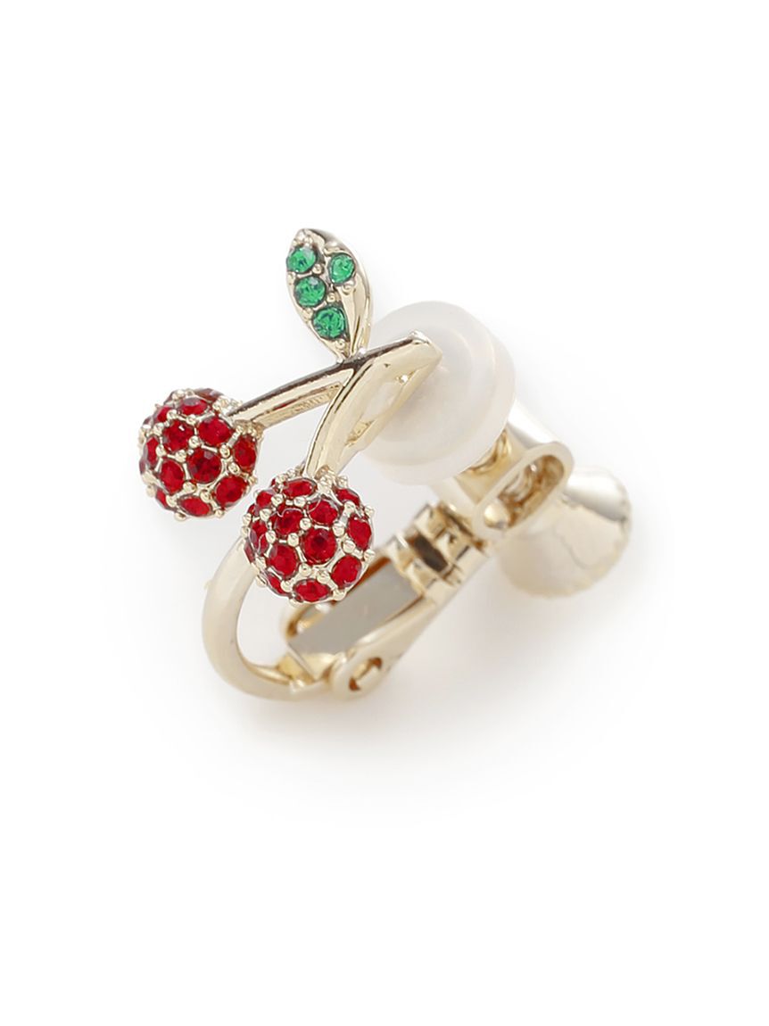 CELFORD「ビジューチェリーイヤリング」|イヤリング|