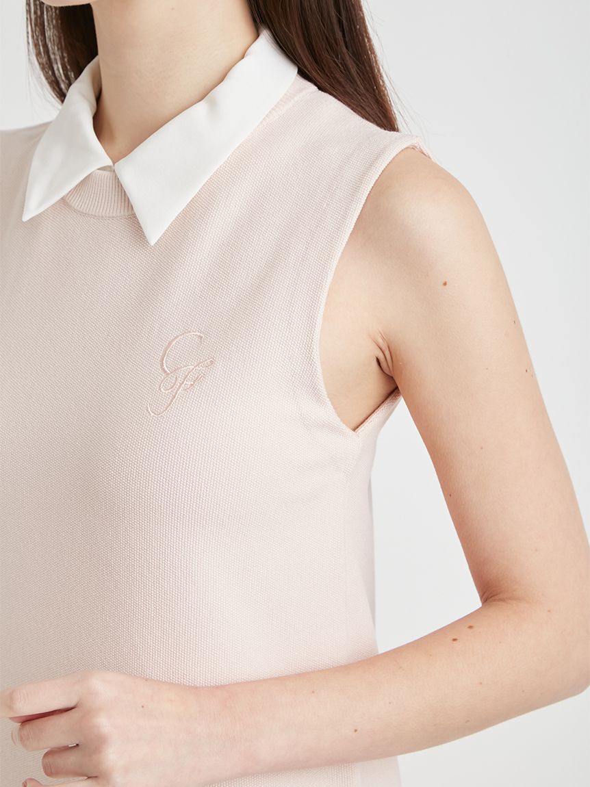 CELFORD「【セットアイテム】襟付きニットワンピースセット」|ワンピース|