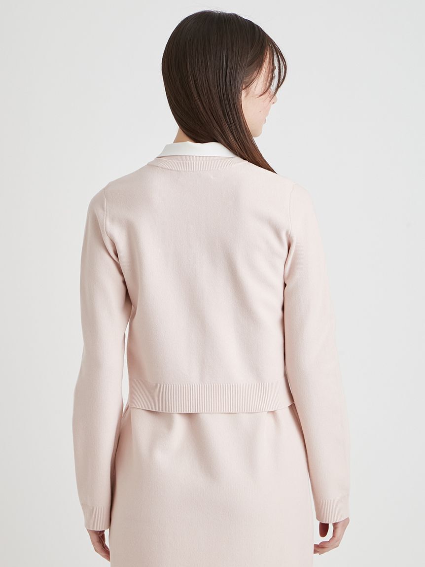 CELFORD「【セットアイテム】襟付きニットワンピースセット」|ワンピース|