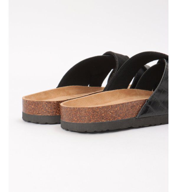 ikka「切り替えクロスクロコベルトサンダル」|その他|