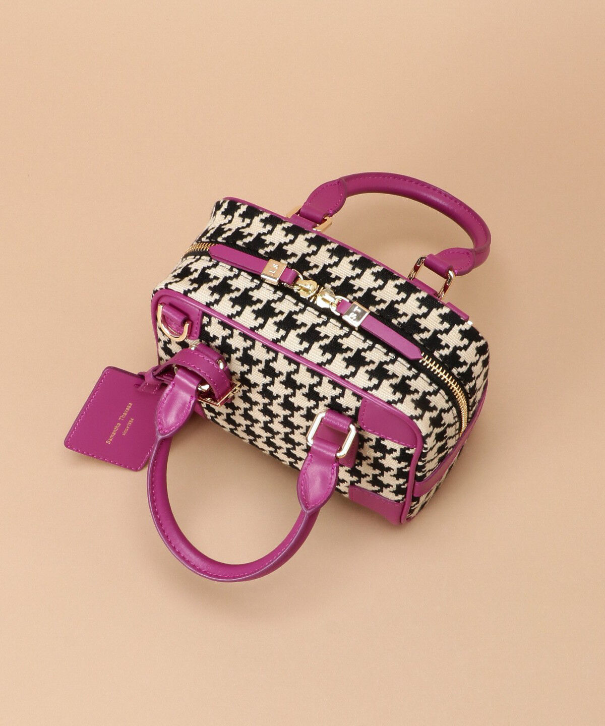 Samantha Thavasa「サマンサ ピエドプル ボストンバッグ 小サイズ」|ハンドバッグ|