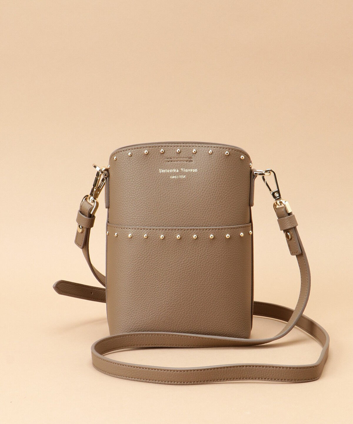 Samantha Thavasa「ダブルフェイス スマホショルダー」|ショルダー・メッセンジャー|グレージュ