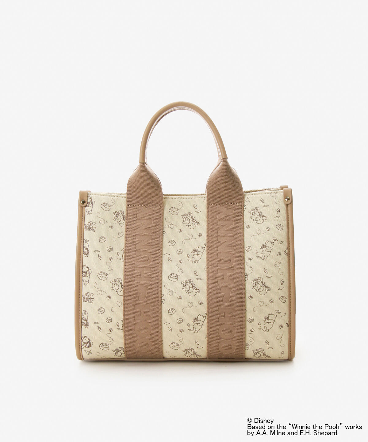 Samantha Thavasa「「くまのプーさんコレクション」スクエアキャンバストートバッグ」|トートバッグ|