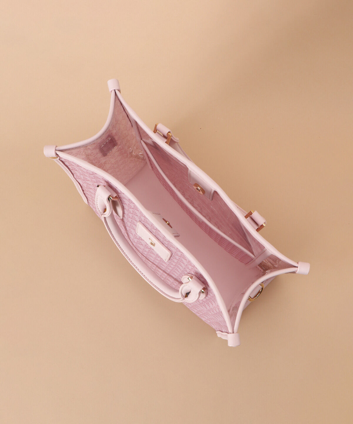 Samantha Thavasa「ジャガードプリント チュールトートバッグ 小サイズ」|トートバッグ|