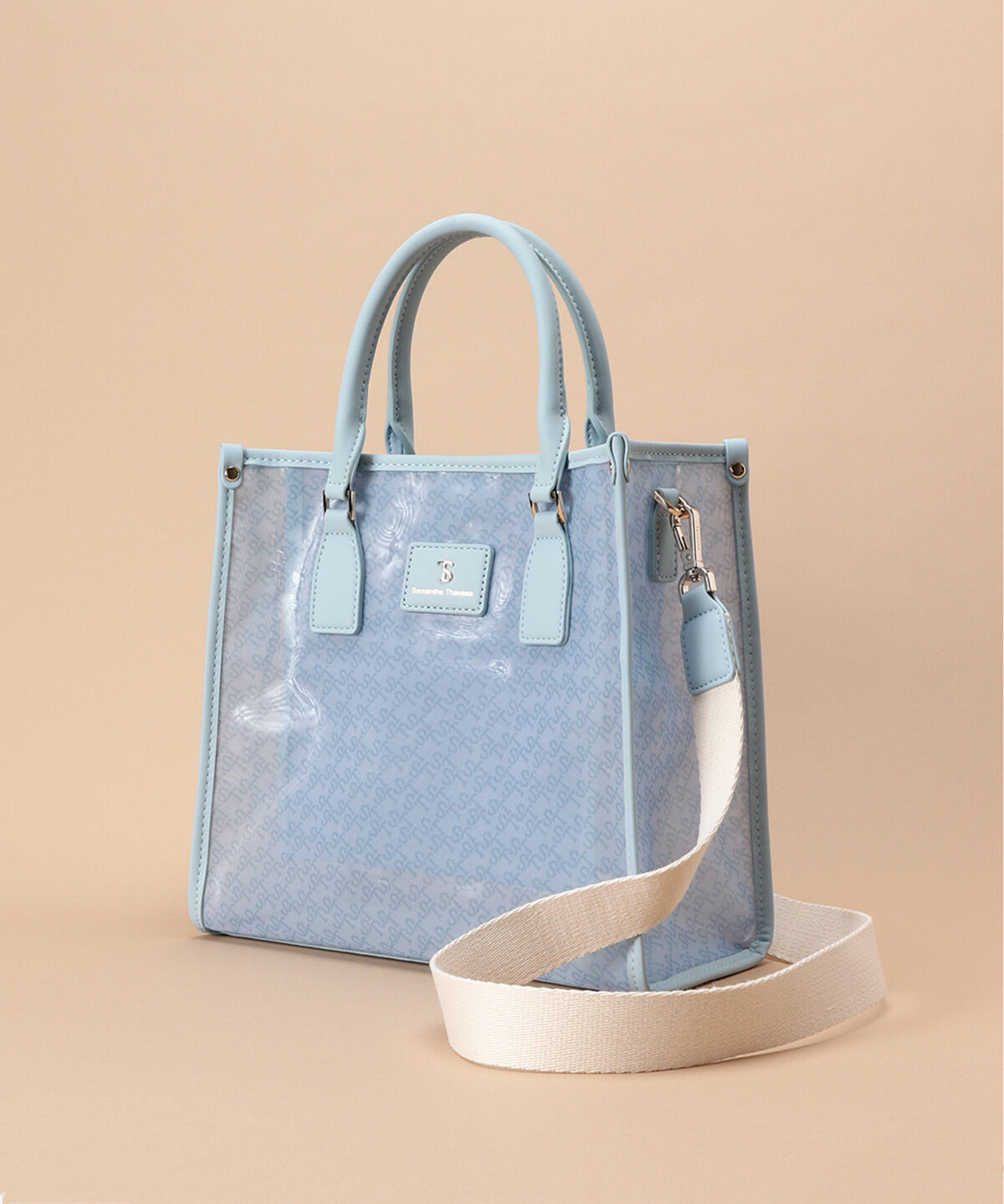 Samantha Thavasa「ジャガードプリント チュールトートバッグ 小サイズ」|トートバッグ|