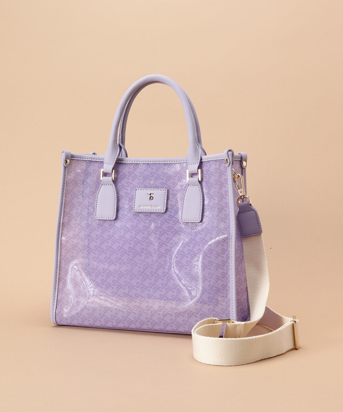 Samantha Thavasa「ジャガードプリント チュールトートバッグ 小サイズ」|トートバッグ|